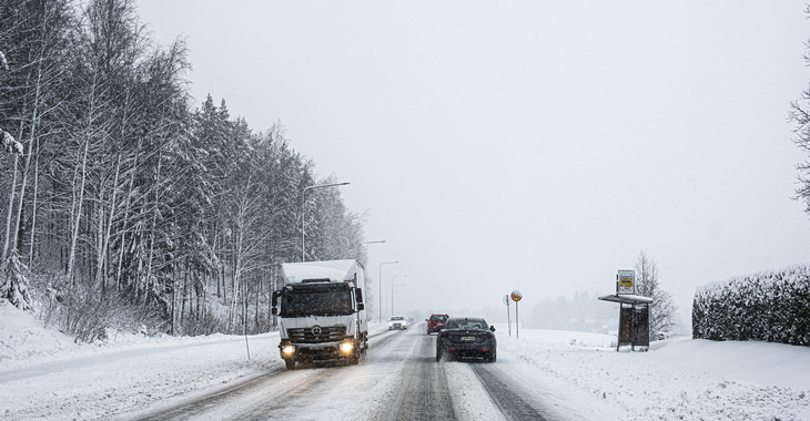 Talvi ei yllättänyt autoilijoita