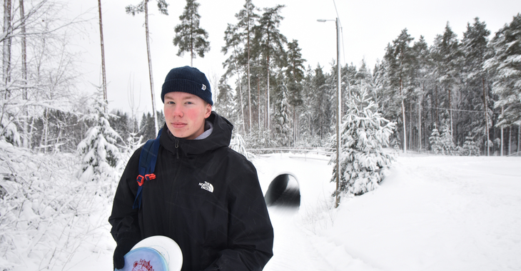 Koulun penkistä frisbeegolfradoille