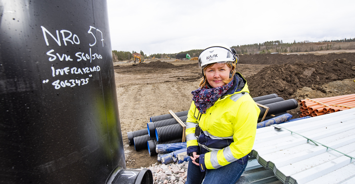 Uuden asuinalueen pohjana on toimiva kunnallistekniikka