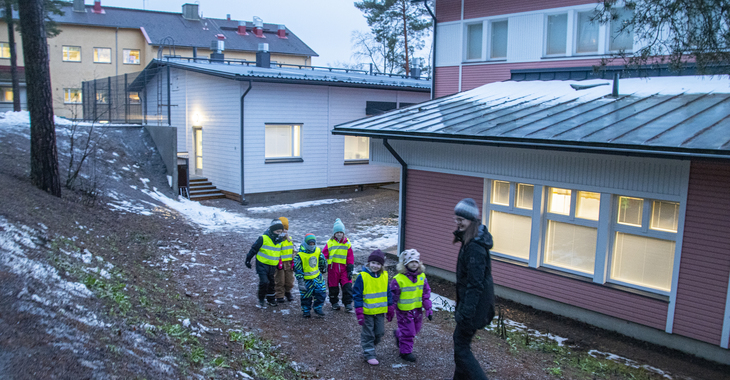 Aseman eskarit kotiutuivat Pahkamäkeen