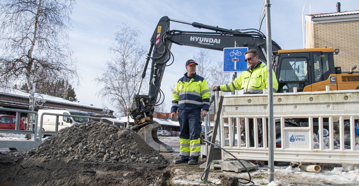 Hyvättyläntien vesijohtotyöt loppusuoralla