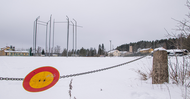 Urheilupuiston infrasuunnittelu laajeni