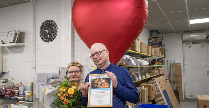 Q-kirjakauppa Vuoden positiivisin lietolaisyritys