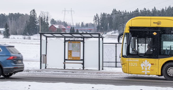 Avantin alueen joukkoliikenteelle ei ollut käyttäjiä