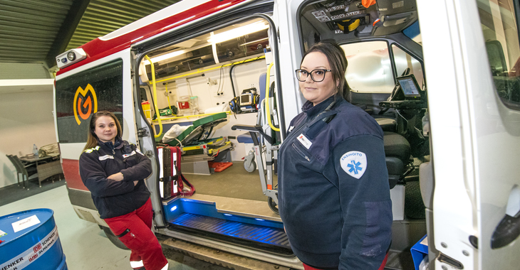 Ambulanssi tulee tarvitsevalle entiseen malliin