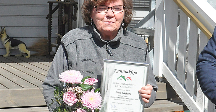 Rekikoskesta Vuoden omakotiasukas