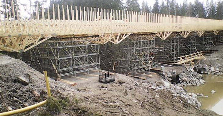 Pyhän Marian siltatyömalla uusi rakennusinnovaatio