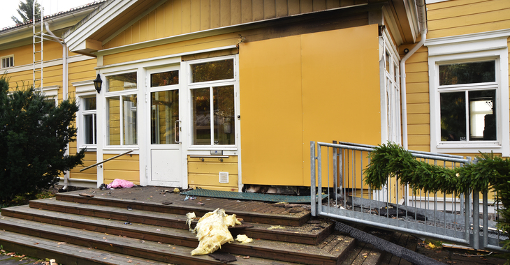 Liedon vanha pappila yritettiin polttaa